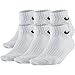 Nike 6 Pack Boys' Band Cotton Quarter Socks