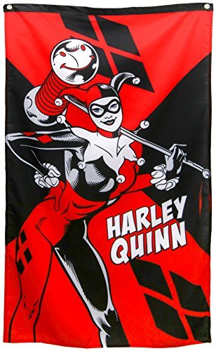 DC Comics- Harley Quinn Banner Fabric Poster 30 x 50in by Calhoun Sportswear