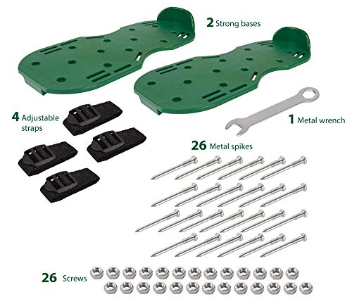 The Paragon Lawn Aerator Spike Shoes, Effectively Aerating Lawn Soil, Comes with 2 Adjustable Straps with Secure Buckles, Universal Size That Fits All, for a Greener and Healthier Garden or Yard - Thumbnail 7