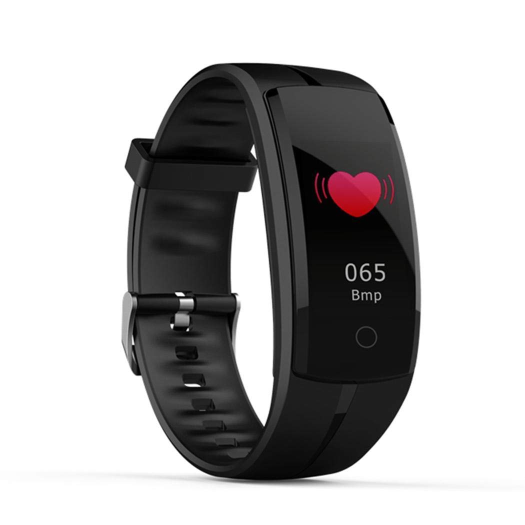 Staywe Wristband astuto Unisex di frequenza cardiaca del pedometro Impermeabile Smartwatch