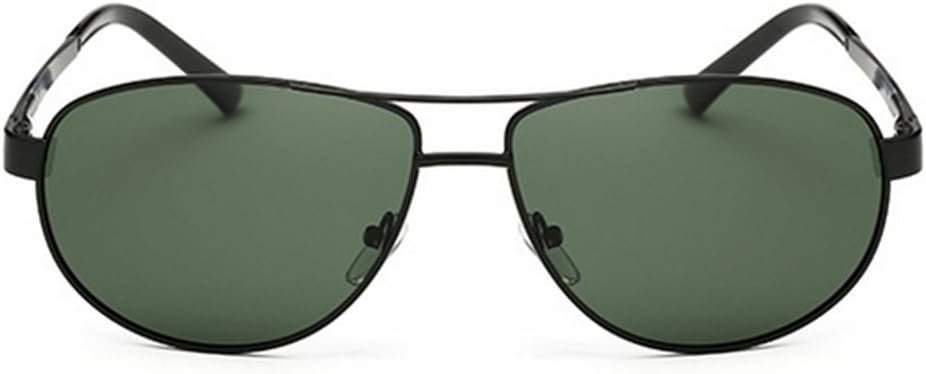 Syka Black Pilot Aviator Dark Lens Sunglasses