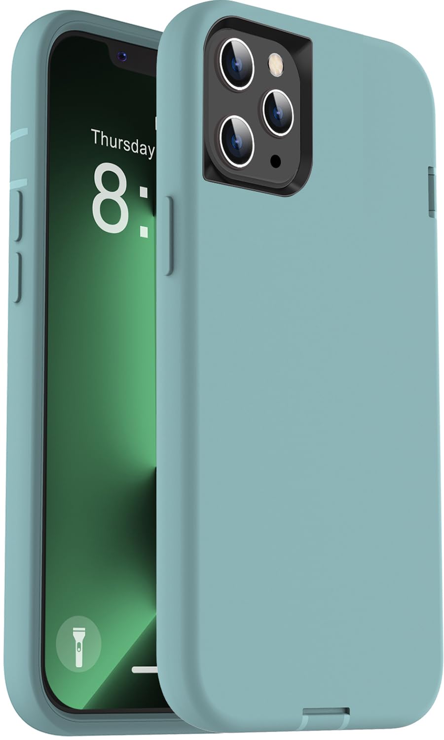 ORIbox Case Compatible with iPhone 13 Pro Max and iPhone 12 Pro Max, Soft-Touch Finish of The Liquid Silicone Exterior Feels — image 1