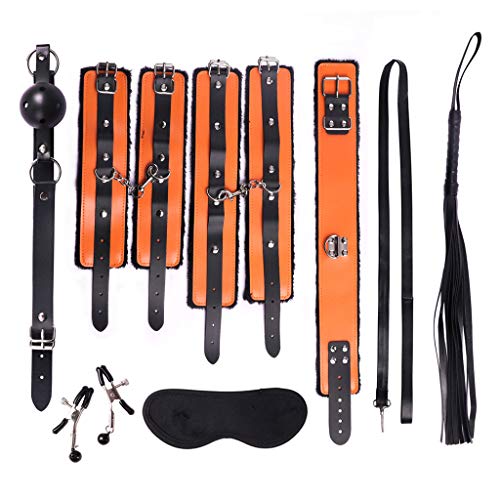 jinxer 10Pcs Couple Bed Game Böñdãgë Kit Adult Bíñdíñg Sexx Games Toys