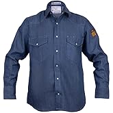 Flame Resistant FR Denim Shirt - 100% C - 7 oz