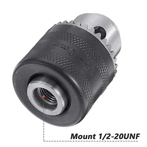 Mesee Drill Chuck Adapter – 1.5-13mm Quick Change Converter With 1/4” Hex Shank For Impact Drivers