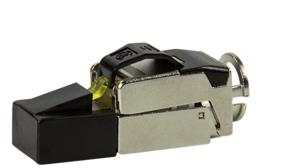 odedo CAT 8.1 Premium RJ45 40 GB Network Connector Installation Cable Tool- AWG 22-26, CAT 7 CAT 6A Crimp Plug Toolless Field Assembly Plug (Pack of 1)