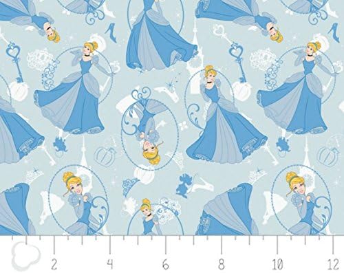 Camelot Disney Cinderella Fabric Sold by The Yard