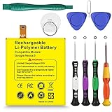 Euhan 2400mAh Rechargeable Li-Polymer Battery BL-T9 Replacement for LG Google Nexus 5 D820 D821 + Repair Replacement Kit Tools