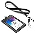 Badge Holder,FZR Legend 2-Sided PU Leather ID Card Badge Holder with 1 ID Window, 1 Card Slot and 1 Piece 21