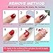 Magic Soak-Off Gel Nail Polish Remover, Professional Remover Nail Polish Delete Primer Acrylic Clean Degreaser For Nail Art Lacquer, Easily and Quickly(15ml)