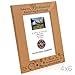 KATE POSH - Today My Bridesmaid, Forever My Best Friend - Thank You for Standing Beside me Today and Always - Engraved Natural Wood Picture Frame - Bridesmaid Wedding Gifts (4x6 Vertical)