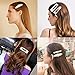 Pearl Hair Clips for Women Girls, J-MEE 4pcs Non-Slip Artificial Pearl Barrettes Bobby Pins Snap Clips Bling Hairpins Decorative Hairgrip Accessories for Party, Daily life, Work, School, Holiday