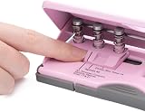 Rapesco 1322 Adjustable 6-Hole Punch Candy Pink 10 Sheet Capacity view 3