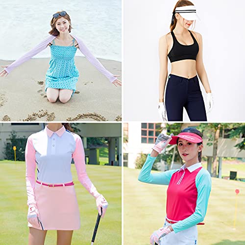 8 Pieces Cooling Shawl Arm Sleeve Cooling Shrug with Finger Hole