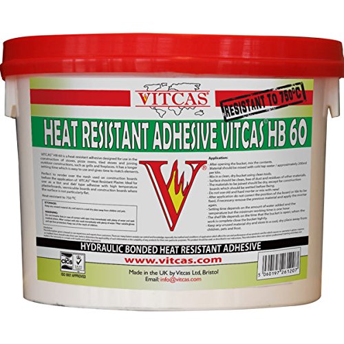 Vitcas HB60Heat Resistant Adhesive 10kg Amazon.co.uk Garden & Outdoors