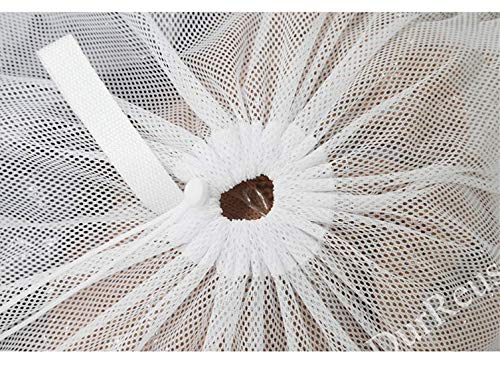 Extra Large Heavy Duty Mesh Laundry Bags Household Storage Bag Commercial Machine Washable Drawstring Netted Wash Laundry Liners for Colleage Dorms,Camp,Factory,Travels,2 Pack - Thumbnail 6