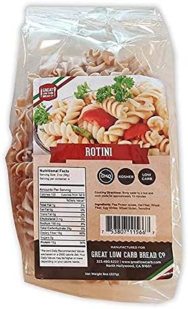 Great Low Carb Bread Co., Rotini, 8oz, Low Carb Pasta (2)