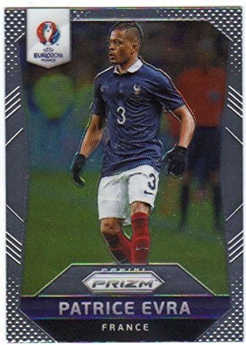 2016 Panini UEFA Euro Prizm #2 Patrice Evra France EURO '16 Soccer Futbol Trading Card