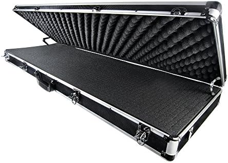 Common Sense Cases CASE-1016-BLK-V3 Equalizer Aluminum Shotgun and Rifle Case, Black/Silver, 46" x 17" x 5"