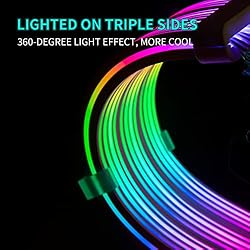 Sirlyr RGB 8 Pin PCIE Cable,3 x 8Pin (6+2) RGB GPU
