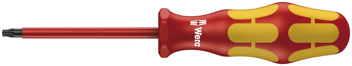 Wera Kraftform Plus Series 100 VDE 160 i Insulated Screwdriver for Slot Screws with Lasertip — image 1