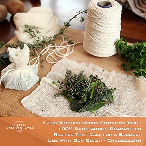 image for Linen and Towel Butchers Twine - 100% Natural Cotton - 2 pack 11 Ply 2