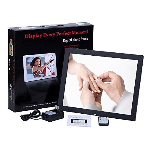 Minidiva 15Inch 4:3 Digital Photo Frame - 1024x768 High Solution Electronic Picture Frame with USB,USB mini,SD Interface(Black) - Thumbnail 6