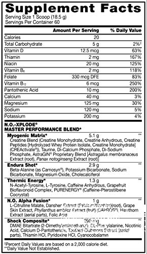 BSN N.O.-XPLODE Pre-Workout Grape - Image 6