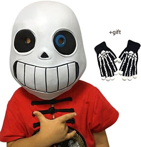 Deluxe Latex Full Head Hood Masque Halloween Adult and Kid's Costume Accessory (Child)