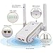 WiFi Router,Ameky Wireless Long Range Extender Repeater Amplifier Wireless-N Mini AP Access Point Dual Antenna 2.4GHz Network Dongle Signal WiFi Booster Complies IEEE802.11n/g/b with WPS