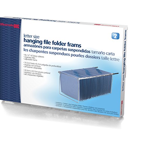 Officemate Hanging File Frame, Letter Size, Adjustable 14 to 18Inches