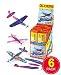 Baker Ross Power Prop Flying Gliders (Pack of 6) Easy Assembly Airplane Toy Glider Planes for Kids Toys, Birthday Party, School Classroom Rewards or Carnival Prizes primary