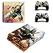 Vanknight PS4 Pro Playstation 4 PRO Console Skin Set Vinyl Decal Sticker 2 Controllers (PRO only)