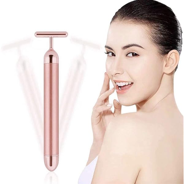 【新品未使用】 24K GOLD BEAUTY STICK MODEL FO-1 Amazon | 24K ビューティー スティック T型 美容棒 顔 美顔器