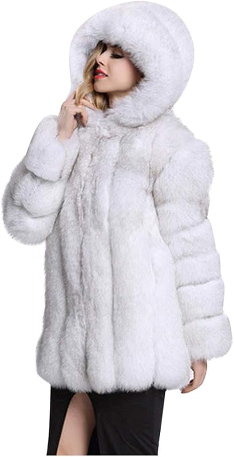 faux fox fur coat