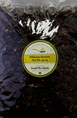 Click Here to See More Images Hibiscus Flowers-5Lb-Bulk Hibiscus Tea Flowers-Bulk-Sweet Pea Spice