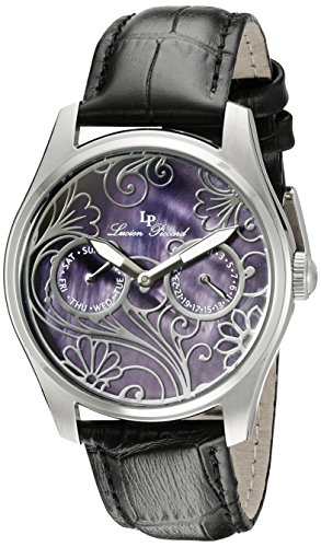 Lucien Piccard Women's LP-10147-01MOP Lovemaze Stainless Steel Watch with Black Mother-of-Pearl Dial