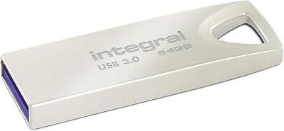 Integral 64GB USB 3.2 Gen 1 Flash Drive Arc Metal Casing