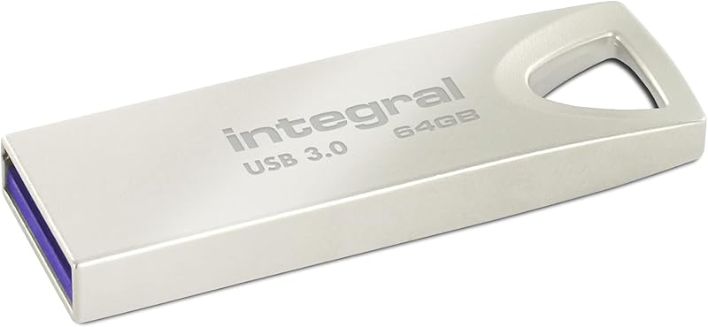 Integral 64GB USB 3.2 Gen 1 Flash Drive Arc Metal Casing