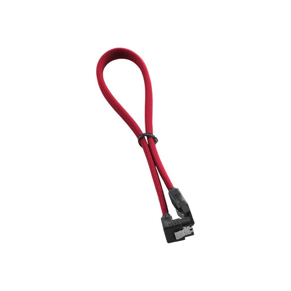 CableMod CM-CAB-RSAT-N30KR-R ModMesh Right Angle SATA 3 Cable - Black