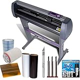 28-inch Vinyl Cutter Value Sign Making Bundle with Design and Cut Software - Cutting Signs, Stickers
