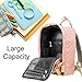 EXCPDT College Backpack, School Computer Laptop Bag Light Weight Business Travel Backpack for Women Girls, High School/College Student, Fits 13-15 inch Laptop (Pink&Gray)