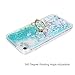 Badalink Phone Case for iPhone 7/8 / SE 2020 / SE 2022 (4.7inch) Cover, Flowing Liquid Floating Bling Glitter Kickstand Cover Shell PC Back 360 Rotating Ring Holder Shockproof Protection - Green