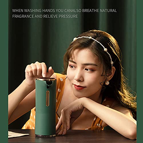 SYMINI Automatic Soap Dispenser Touchless Rechargeable Soap Dispenser w/Adjustable Switches and Waterproof Base for Bathroom Kitchen 9oz/250ml with Aromatherapy Function and Infrared Sensor