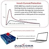 Dualcomm ETAP-2003 Gigabit Network TAP 10/100/1000Base-T PoE Monitor view 4