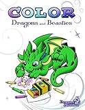 Color Dragons and Beasties by Becca Golins