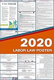 2020 Florida Labor Law Posters (Laminated) All-in-One State and Federal Approved, OSHA Compliant Vertical 27