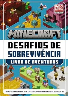 Livro Minecraft: desafios de sobrevivência – Livro de aventuras oficial com mais de 50 desafios