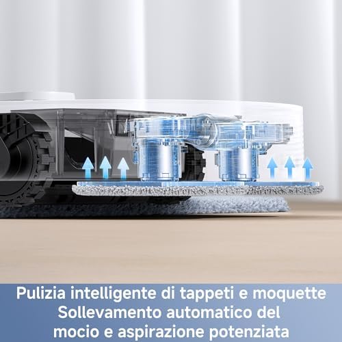 E40 Ultra Robot Aspirapolvere, Bianco