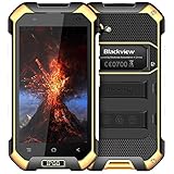 Rugged Cell Phones Unlocked,Blackview BV6000S Unlocked Smartphones IP68 Waterproof,Android 7.0 4G Dual SIM,4.7 Inch Quad Core 2GB+16GB,4500mAh Battery,[MIL-STD 810G],NFC,for AT&T/T-Mobile,Yellow